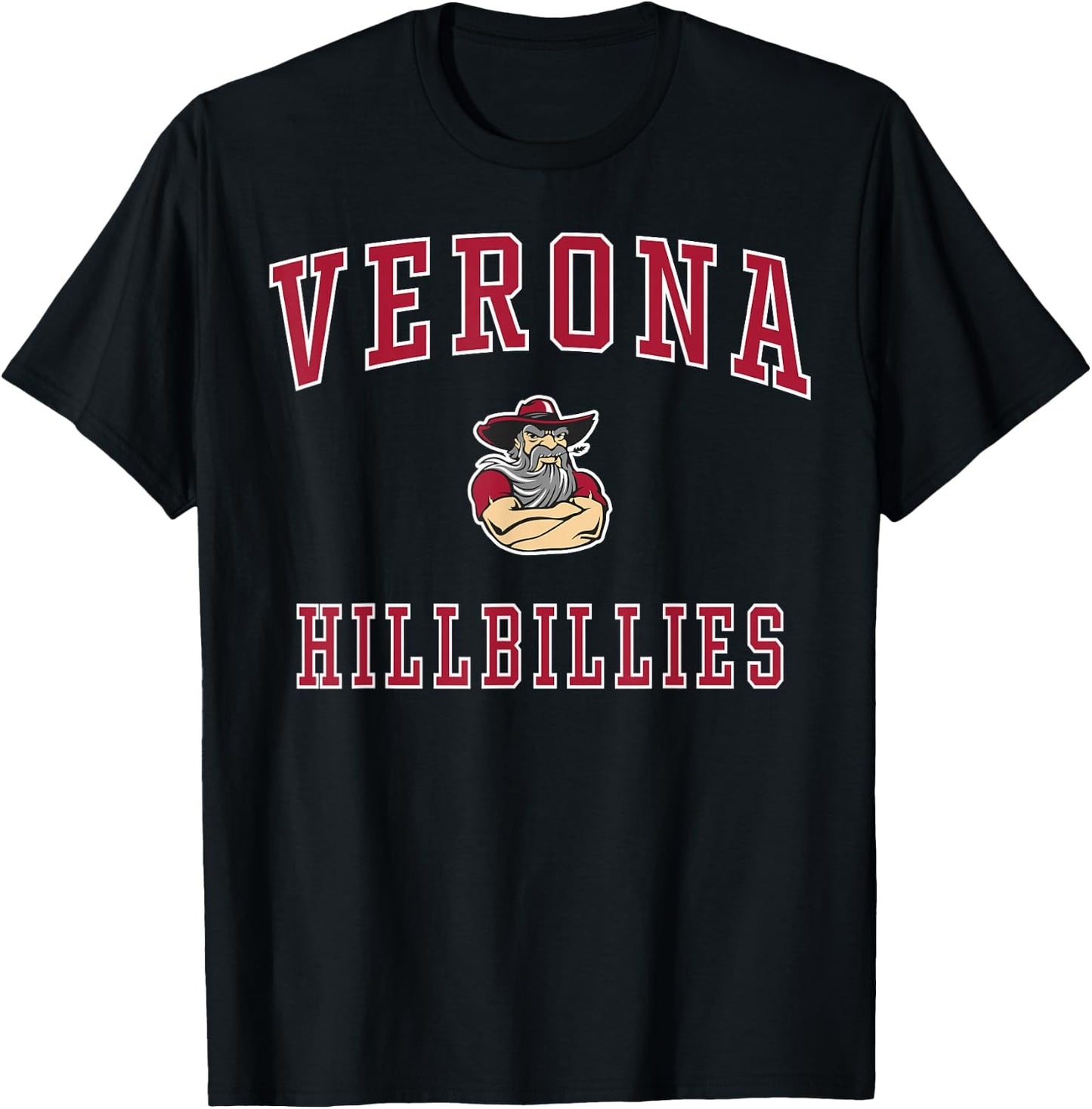 Verona High School Hillbillies T-Shirt - T-Shirt | Black