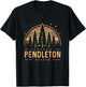 Pendleton | Pendleton Oregon | Pendleton OR Trekking T-Shirt - T-Shirt | Black