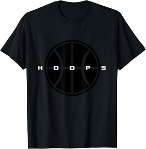 Hoops Basketball Apparel - Basketball T-Shirt - T-Shirt | Black