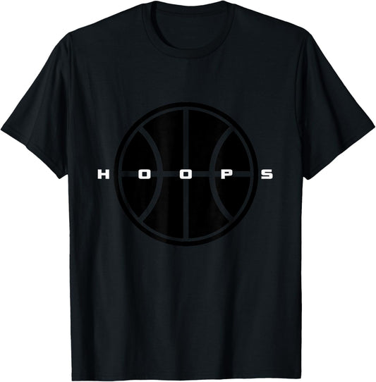 Hoops Basketball Apparel - Basketball T-Shirt - T-Shirt | Black
