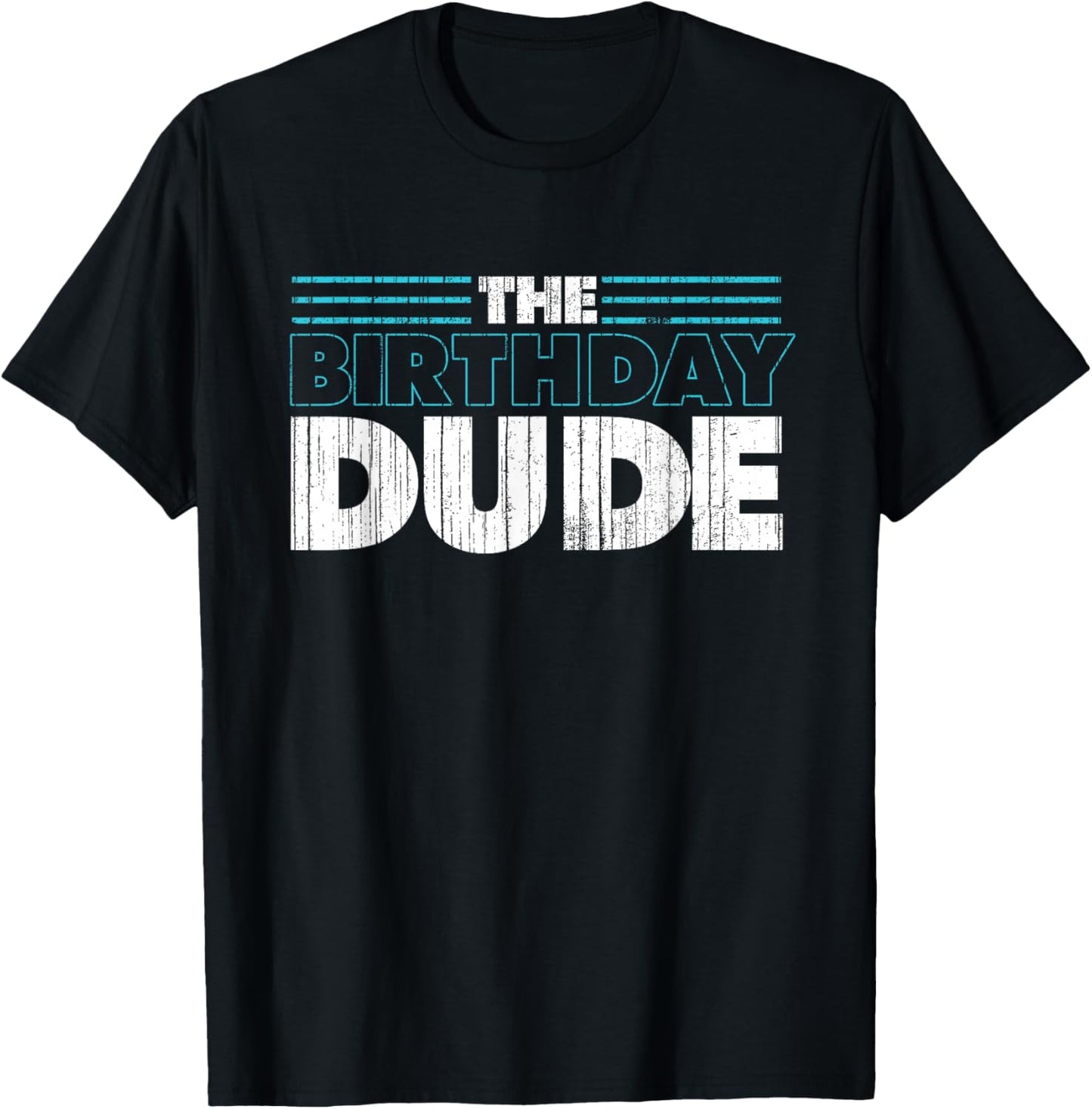 The Birthday Dude | Birthday Party Celebration T-Shirt - T-Shirt | Black
