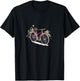 Bicycle Flowers Women's Bike Riding Cyclist Gift T-Shirt - T-Shirt | Black
