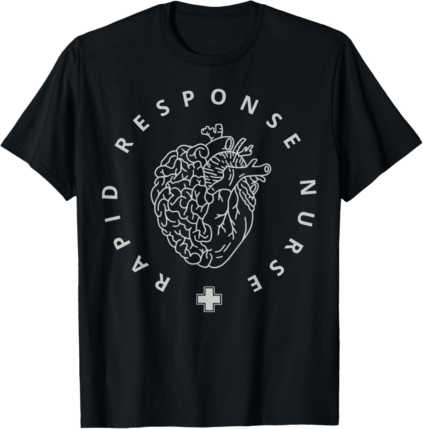 Rapid Response Nurse Critical Care Nurse RRT Nurse Nursing T-Shirt - T-Shirt | Black