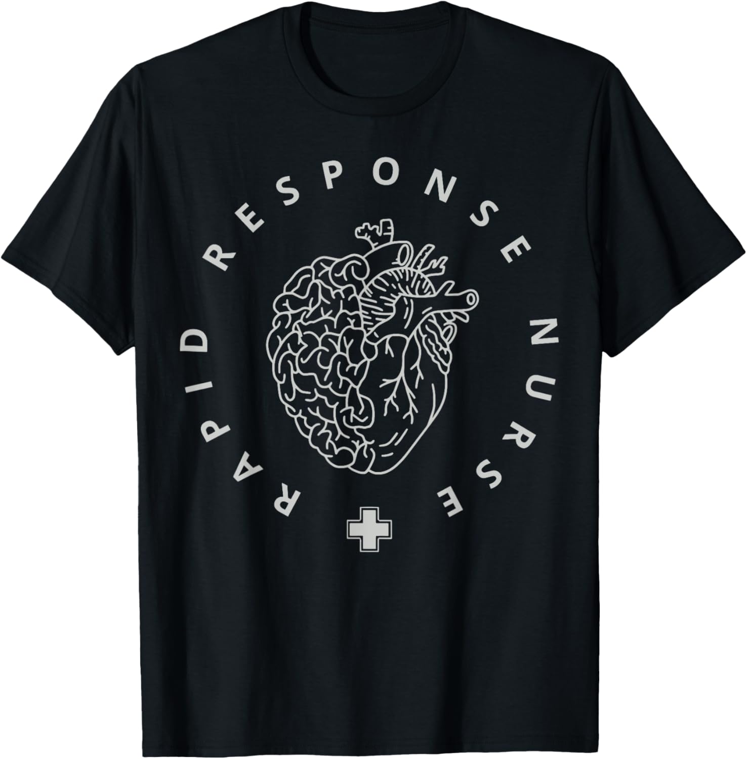 Rapid Response Nurse Critical Care Nurse RRT Nurse Nursing T-Shirt - T-Shirt | Black