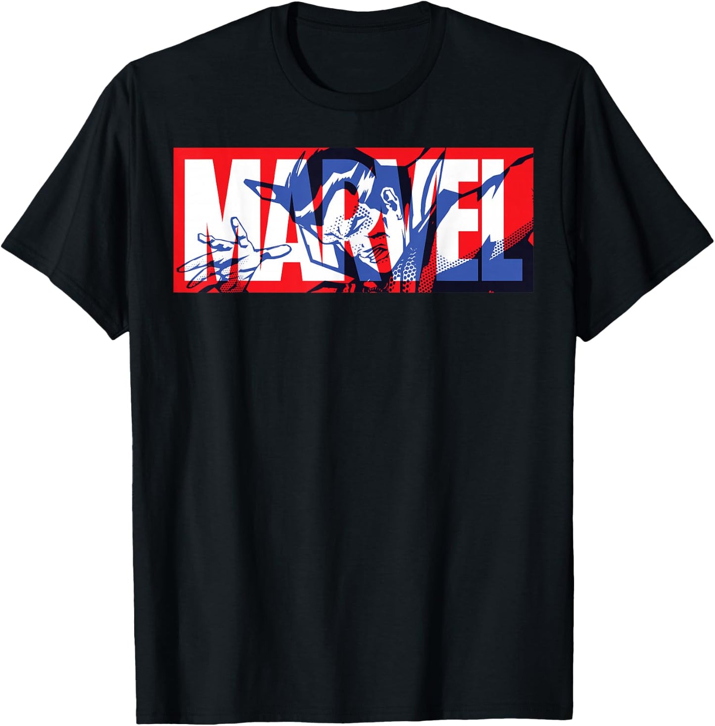 Marvel Doctor Strange Logo Fill T-Shirt - T-Shirt | Black