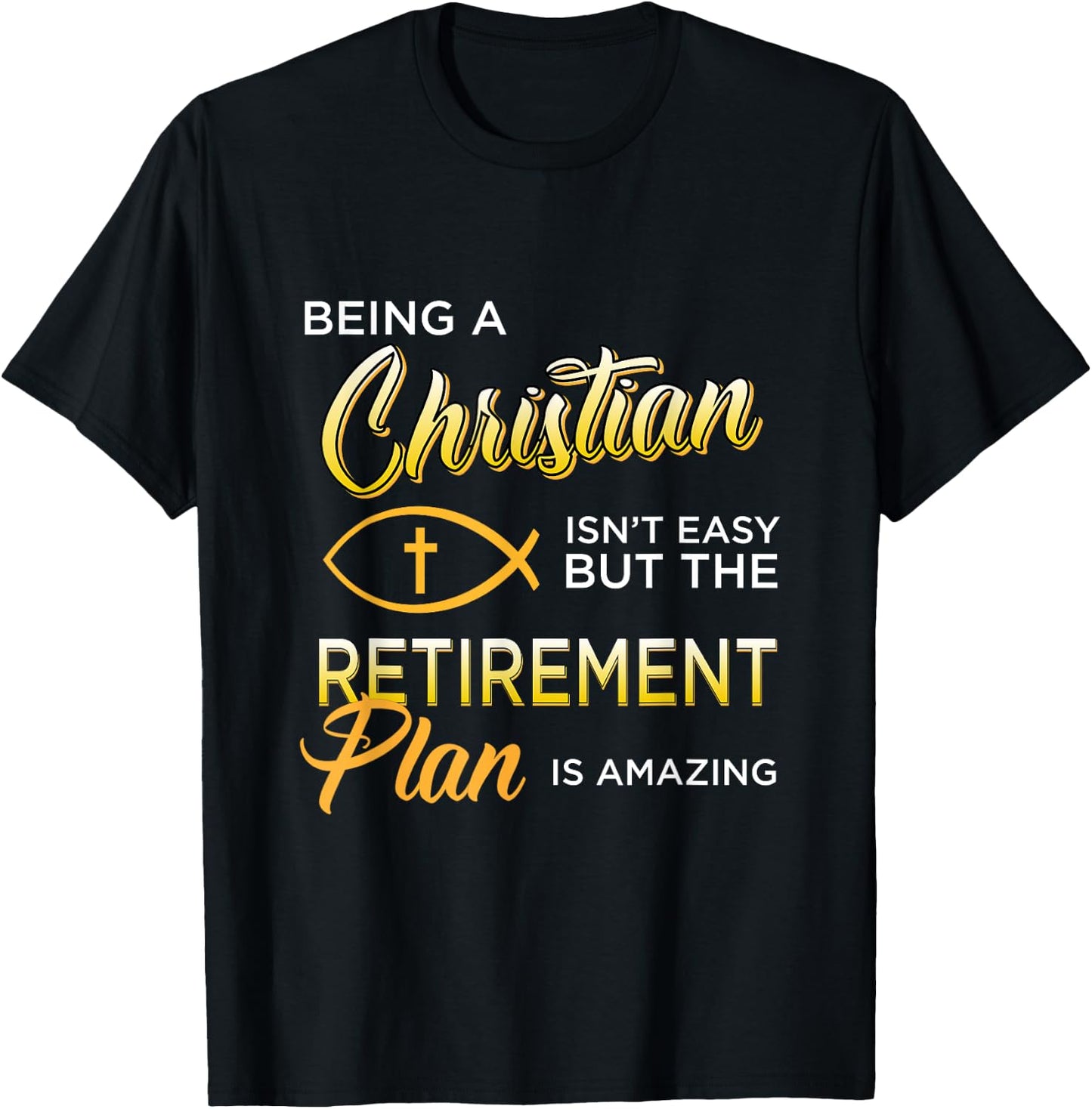 Christian Gospel and Bible Phrase for our Lord Jesus T-Shirt - T-Shirt | Black