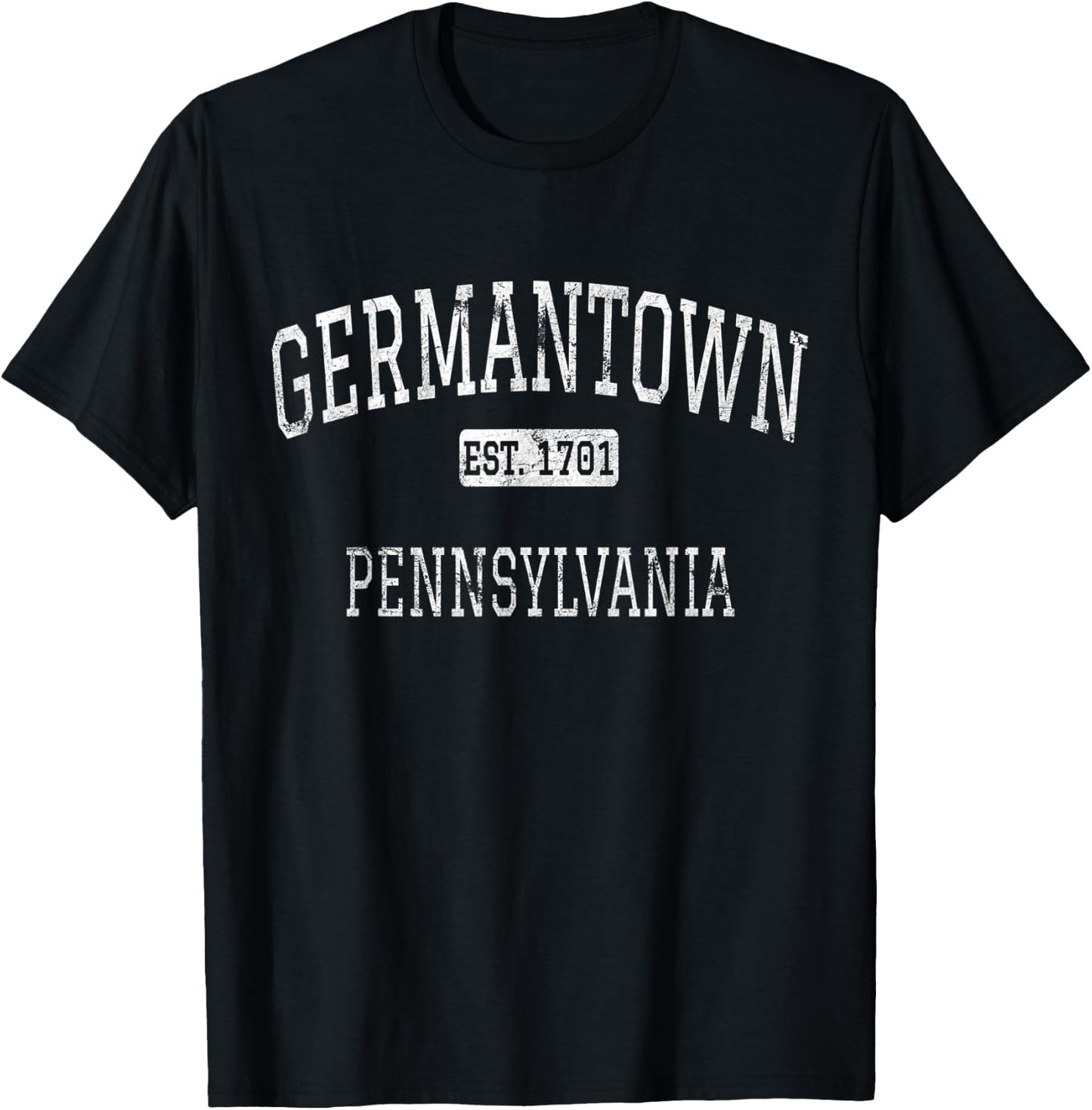 Germantown Pennsylvania Philadelphia PA Vintage T-Shirt - T-Shirt | Black