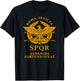 SPQR Audentes Fortuna Iuvat T-Shirt - T-Shirt | Black