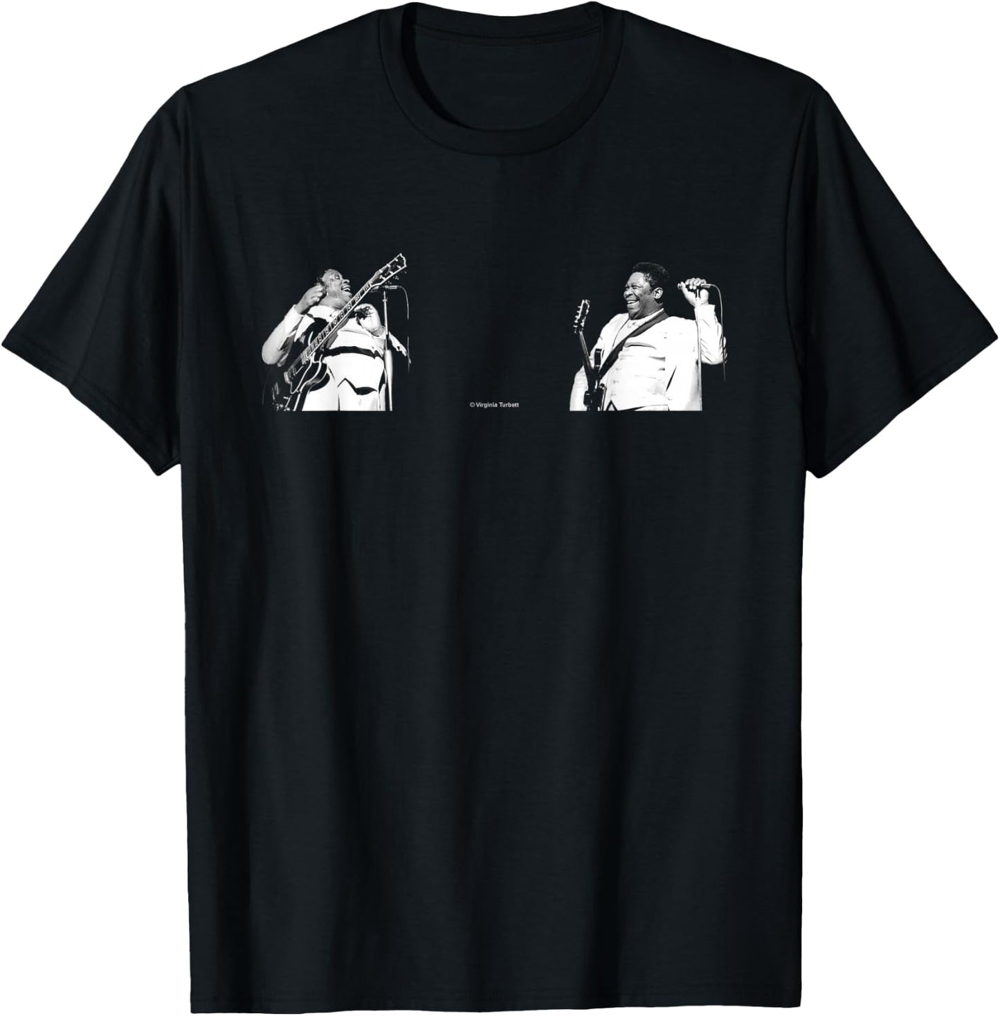 Guitarist BB King Hammersmith Odeon 1980 By Virginia Turbett T-Shirt - T-Shirt | Black