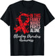Family Support Bleeding Disorders Awareness T-Shirt - T-Shirt | Black
