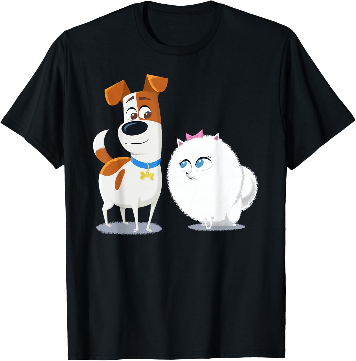 The Secret Life of Pets 2 Max and Gidget Fluff Love T-Shirt - T-Shirt | Black