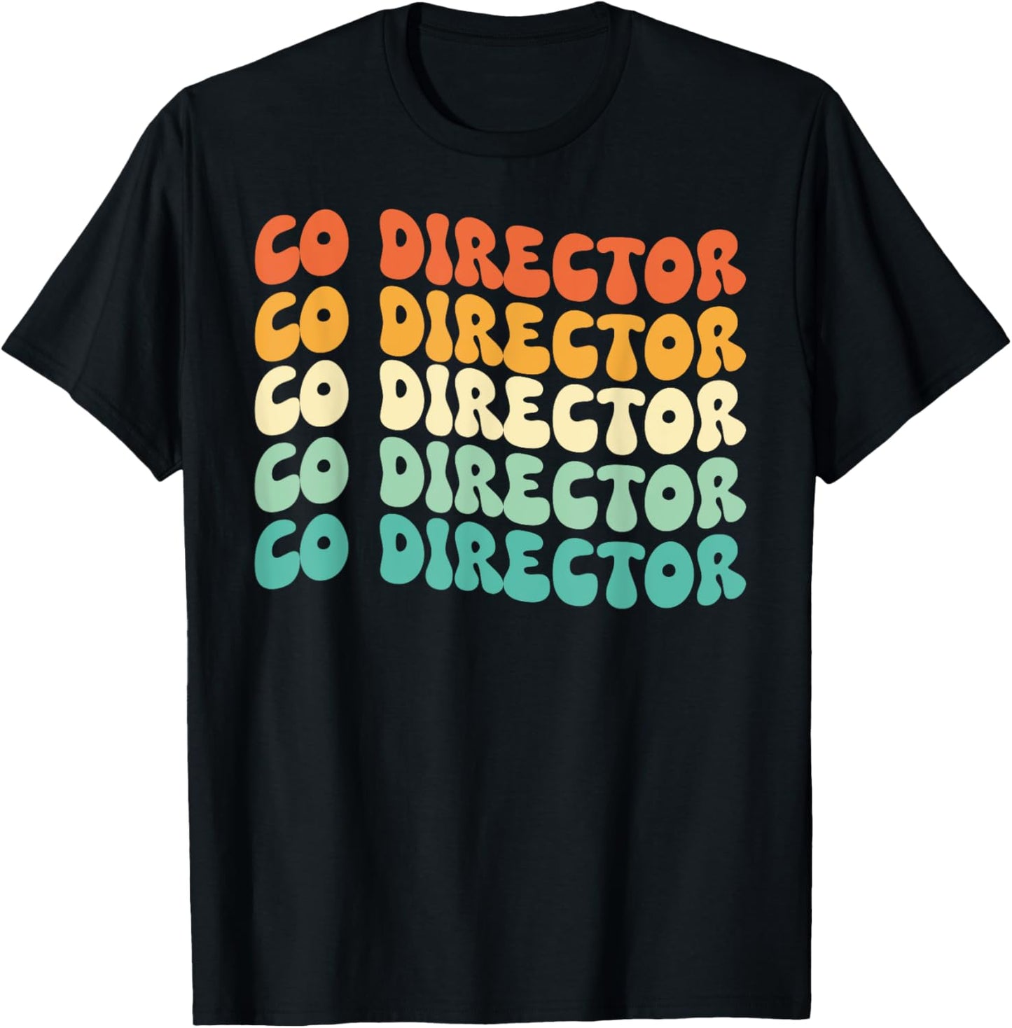 Groovy Co Director Job Title T-Shirt - T-Shirt | Black