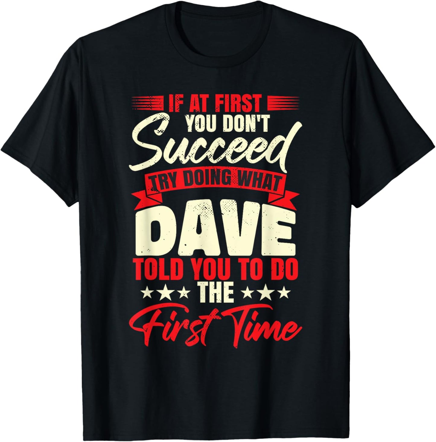 Funny David Birthday Dave Fathers Day Its A Dave Thing T-Shirt - T-Shirt | Black