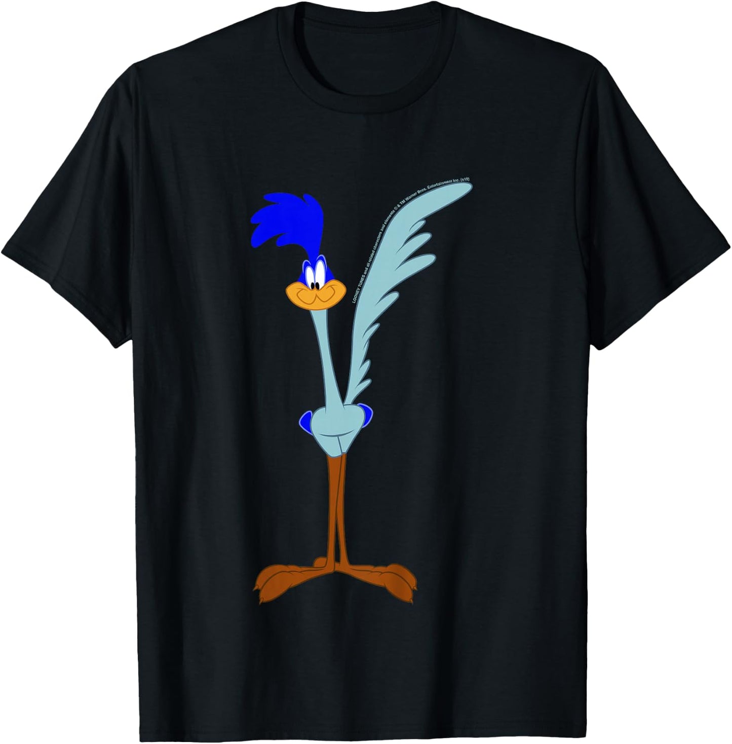 Kids Looney Tunes Road Runner Simple Portrait T-Shirt - T-Shirt | Black