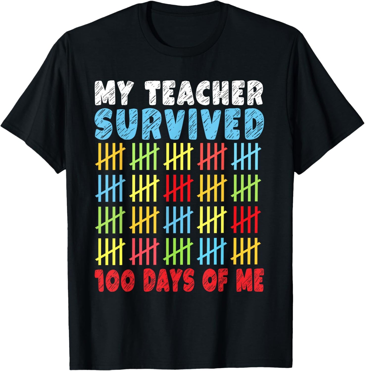 100 Days of School Kids 100th Day of School Costume Outfits T-Shirt - T-Shirt | Black