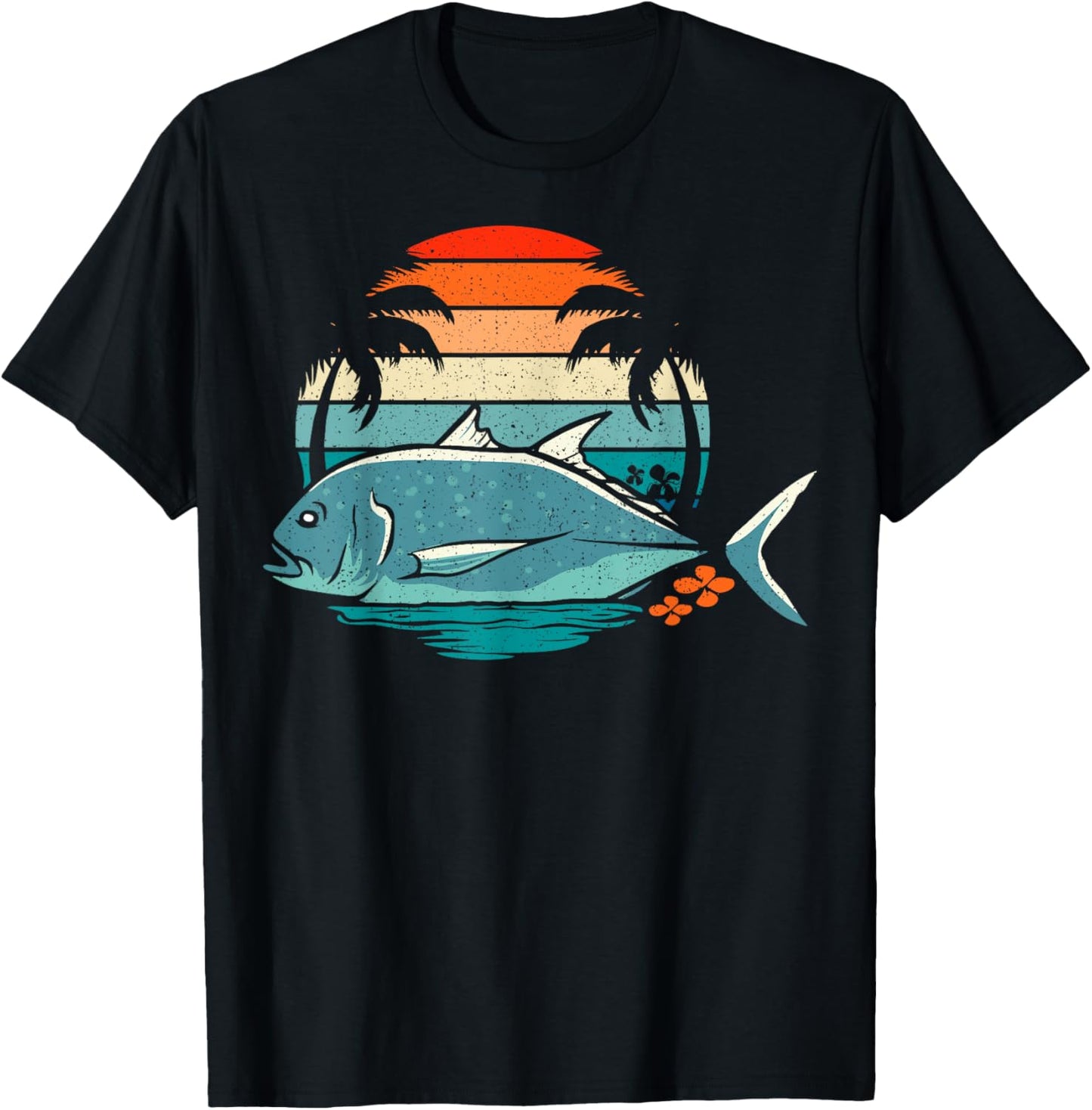Ulua Fishing Native Hawaiian Design for a Ulua fisherman T-Shirt - T-Shirt | Black