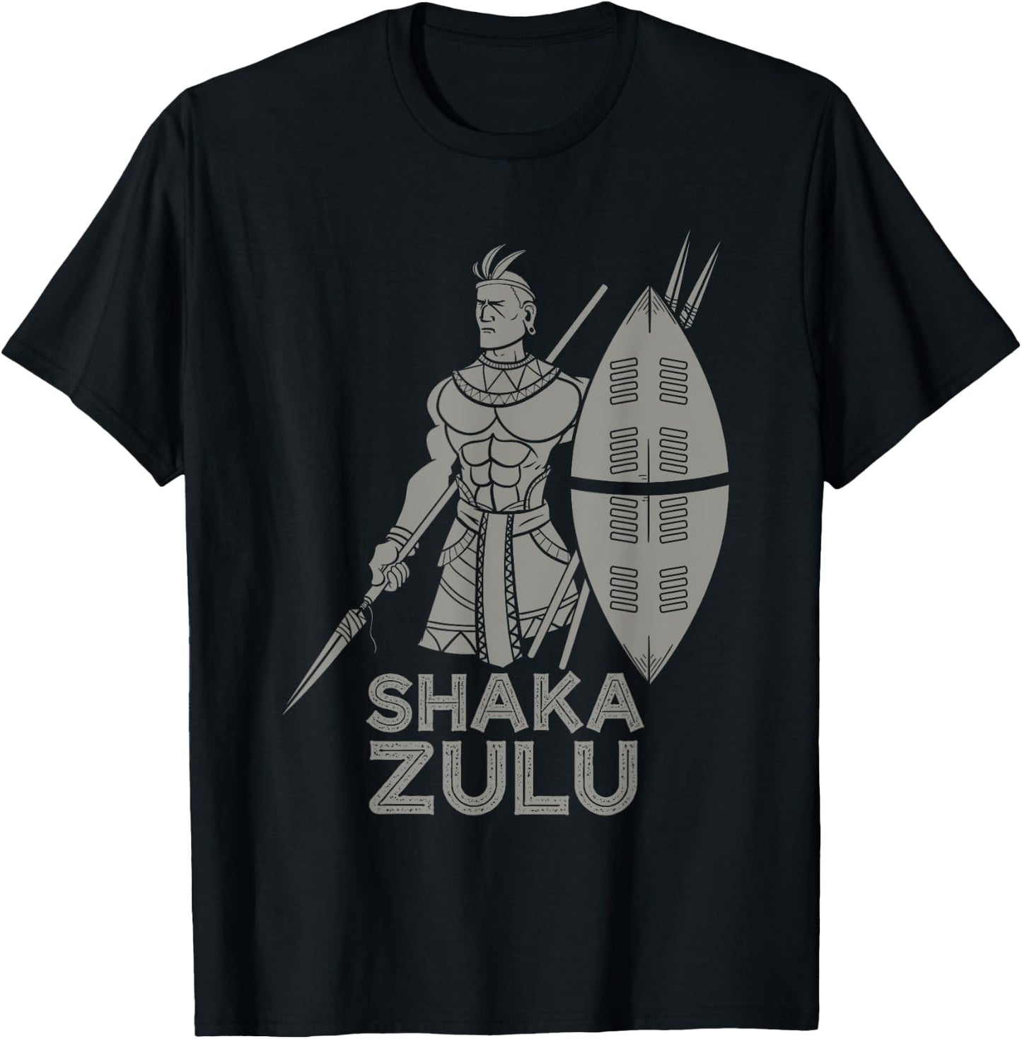 Cool Shaka Zulu African King Pride Funny Gift Women T-Shirt - T-Shirt | Black