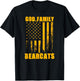 Whitesboro Bearcats God. Family. Vintage USA Flag T-Shirt - T-Shirt | Black
