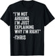 Personalized Name Fathers Day outfit Chris Quote Funny Birthday Custom Name Idea Engineer T-Shirt - T-Shirt | Black