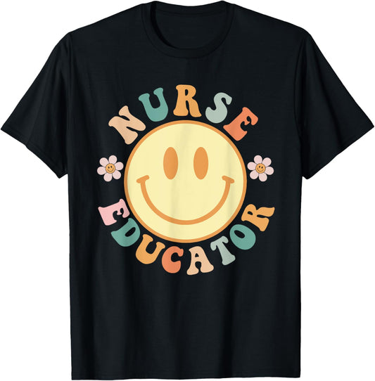 Nurse Educator Shirt Nurse Nursing School Instructor T-Shirt - T-Shirt | Black