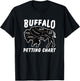 Buffalo Wildlife Petting Chart for Bison Lovers T-Shirt - T-Shirt | Black