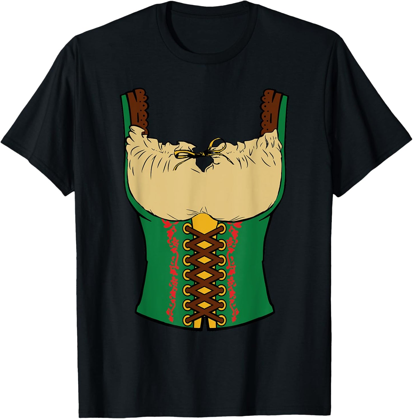 Oktoberfest Dirndl | Beer Festival in Germany Gift T-Shirt - T-Shirt | Black