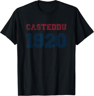 Casteddu Cagliari Sport Football Love Vintage Cagliari Gift T-Shirt - T-Shirt | Black