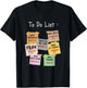 To Do List Christian bible verse quote Gifts Men Women Kids T-Shirt - T-Shirt | Black