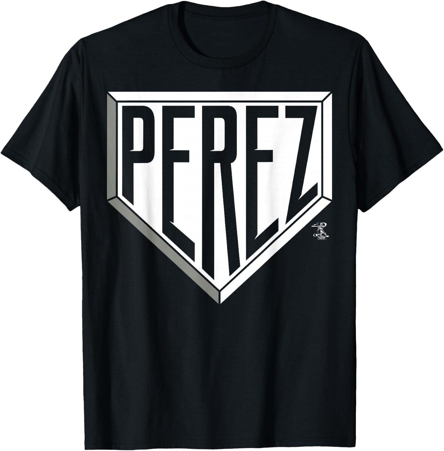 Salvador Perez Home Plate - Apparel T-Shirt - T-Shirt | Black
