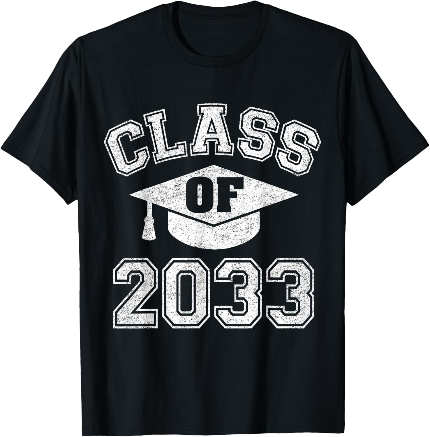 Class Of 2033 Grow With Me First Day Of Nursery Gift T-Shirt - T-Shirt | Black