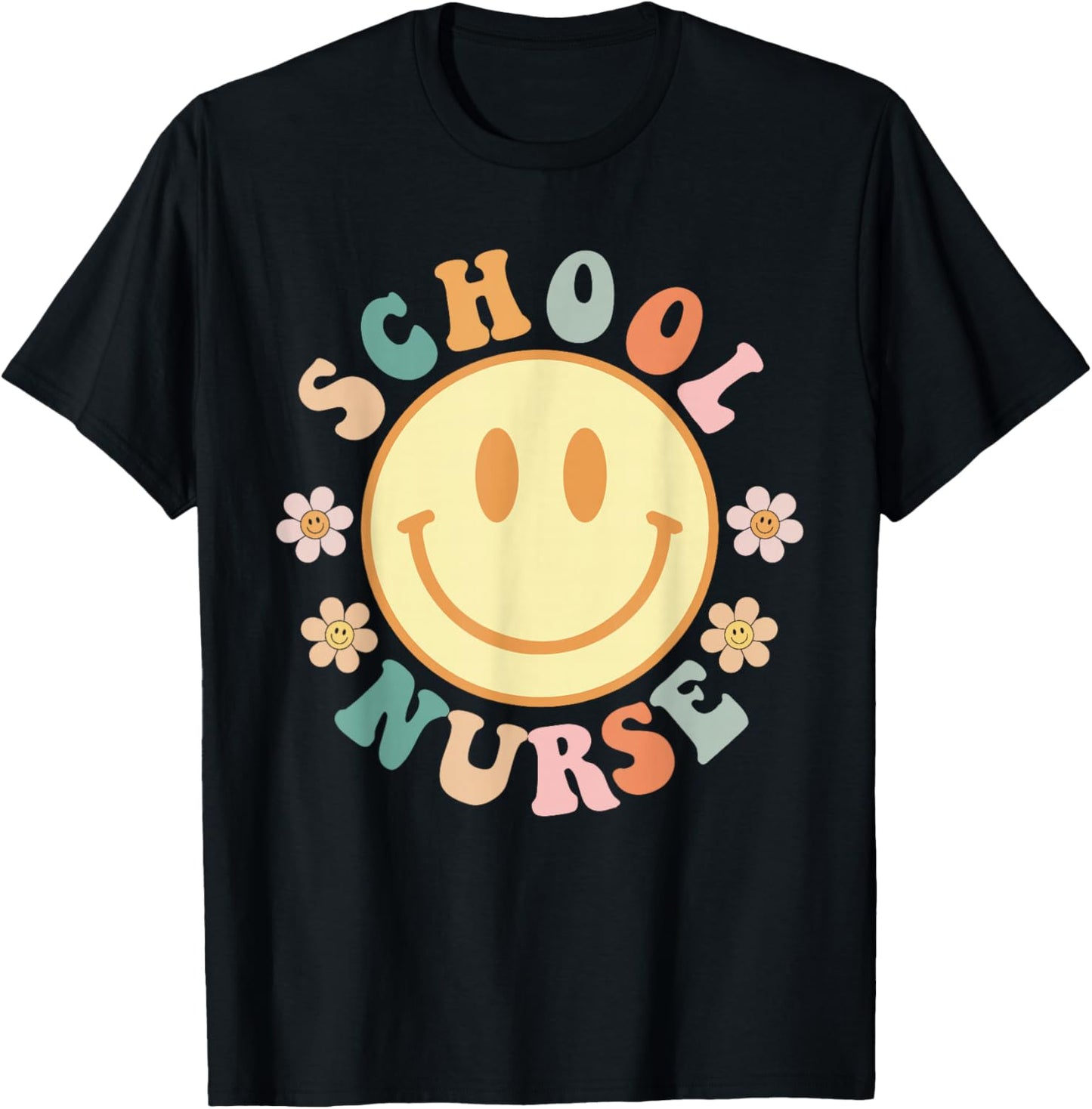 Funny School Nurse Graphic Tops Back To School T-Shirt - T-Shirt | Black