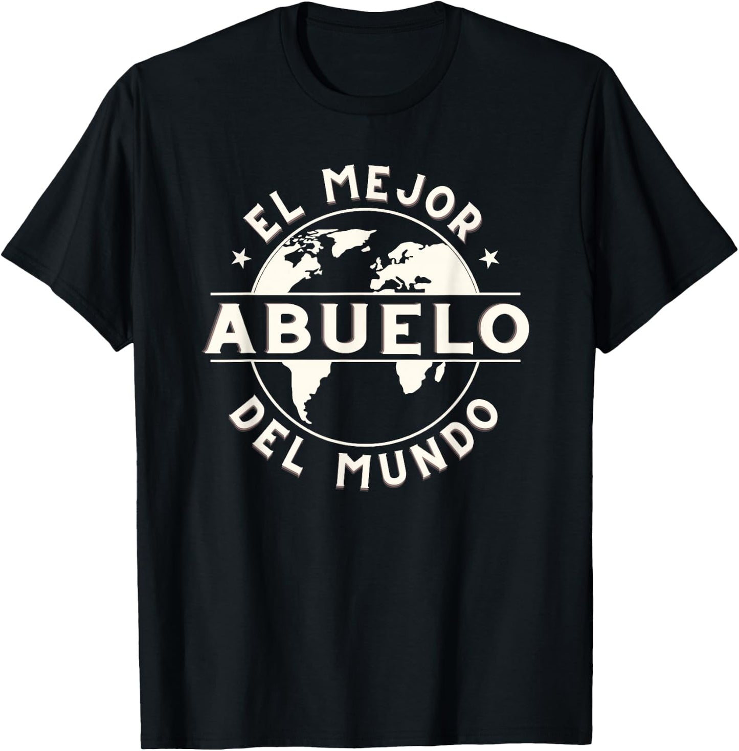 El Mejor Abuelo del Mundo Grandpa T-Shirt - T-Shirt | Black