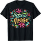Latina Nurse Flower Latinx Hispanic T-Shirt - T-Shirt | Black