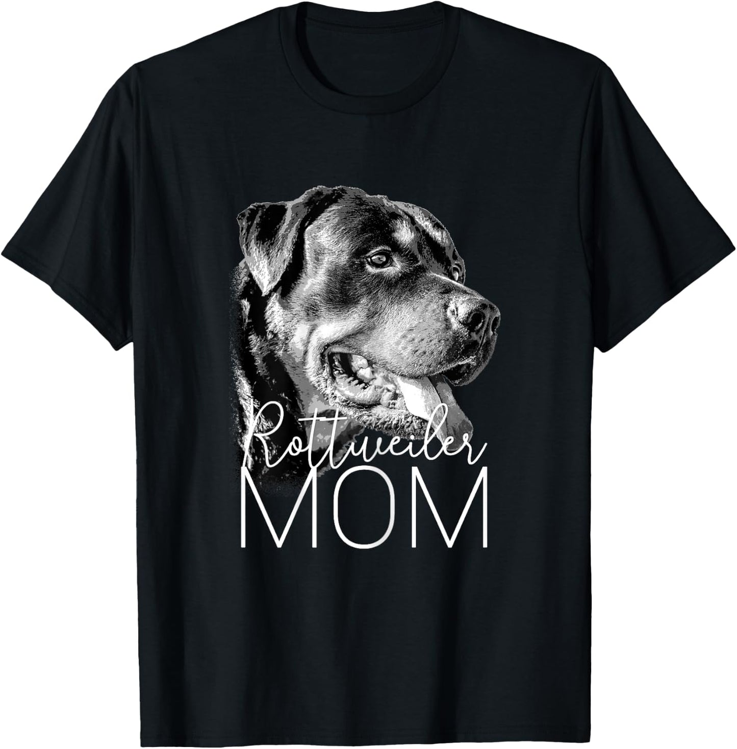 Dog Mom Rottweiler Dog Mum Kids T-Shirt - T-Shirt | Black