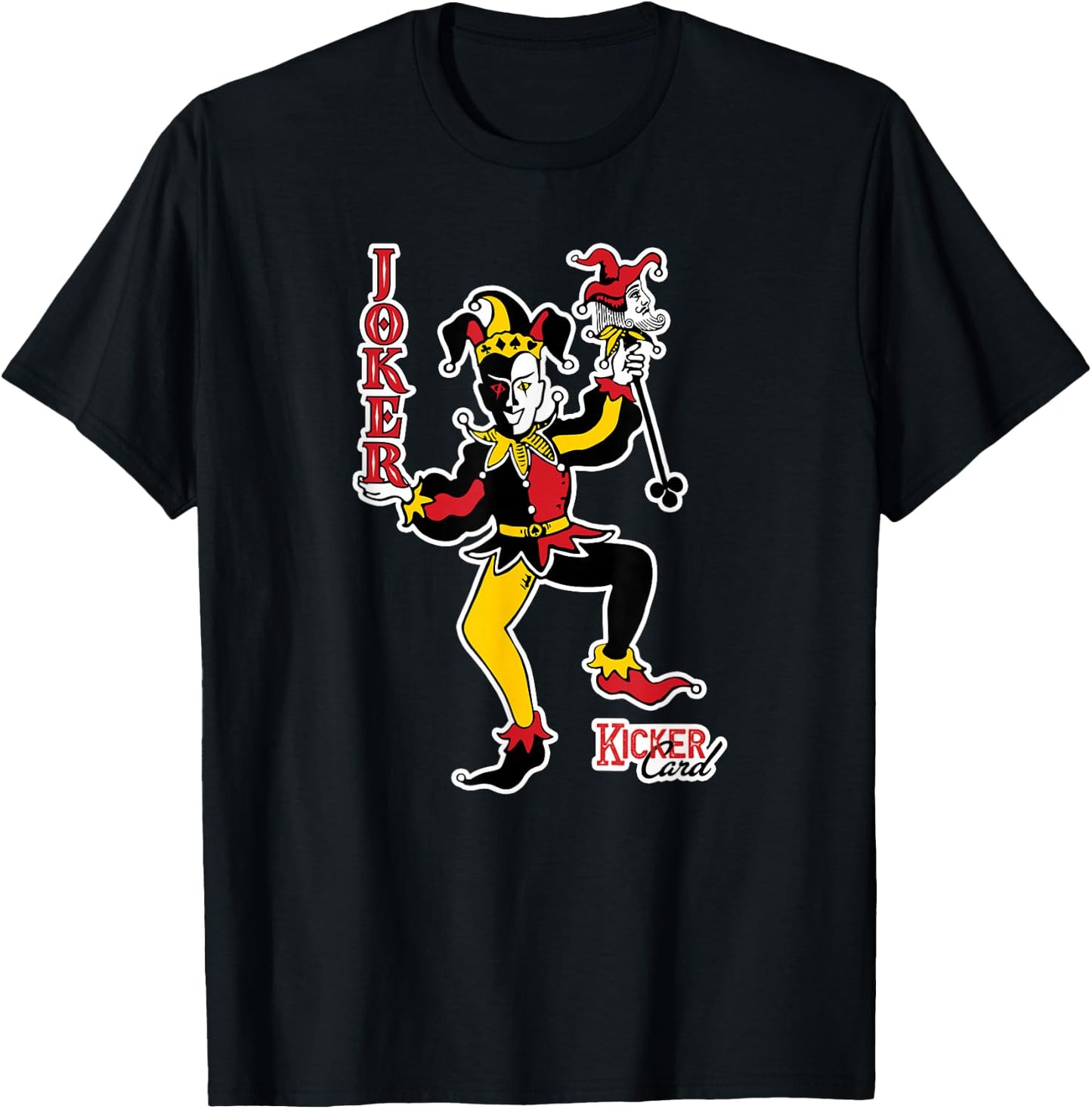 Joker Card Funny Poker Bridge Player Gift T-Shirt - T-Shirt | Black