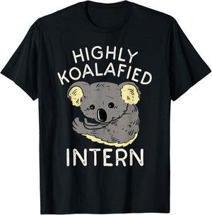 Fun Internship Humor Saying | Funny Cute Intern Worker T-Shirt - T-Shirt | Black