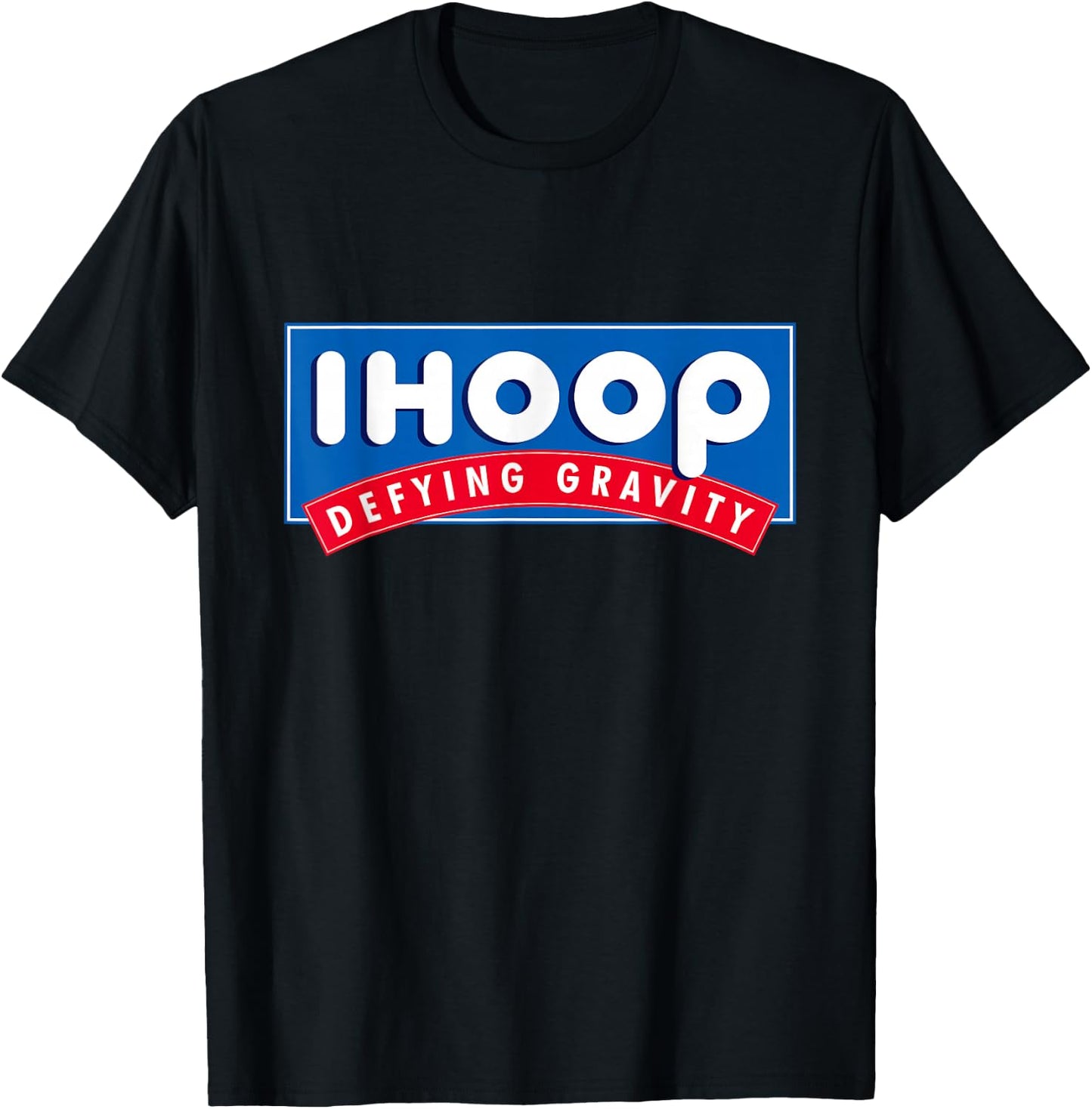 Ihoop I Hoop Defying Gravity - Basketball & Basketballer Small T-Shirt - T-Shirt | Black