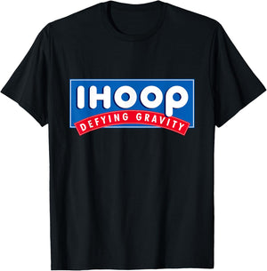 Ihoop I Hoop Defying Gravity - Basketball & Basketballer Small T-Shirt - T-Shirt | Black
