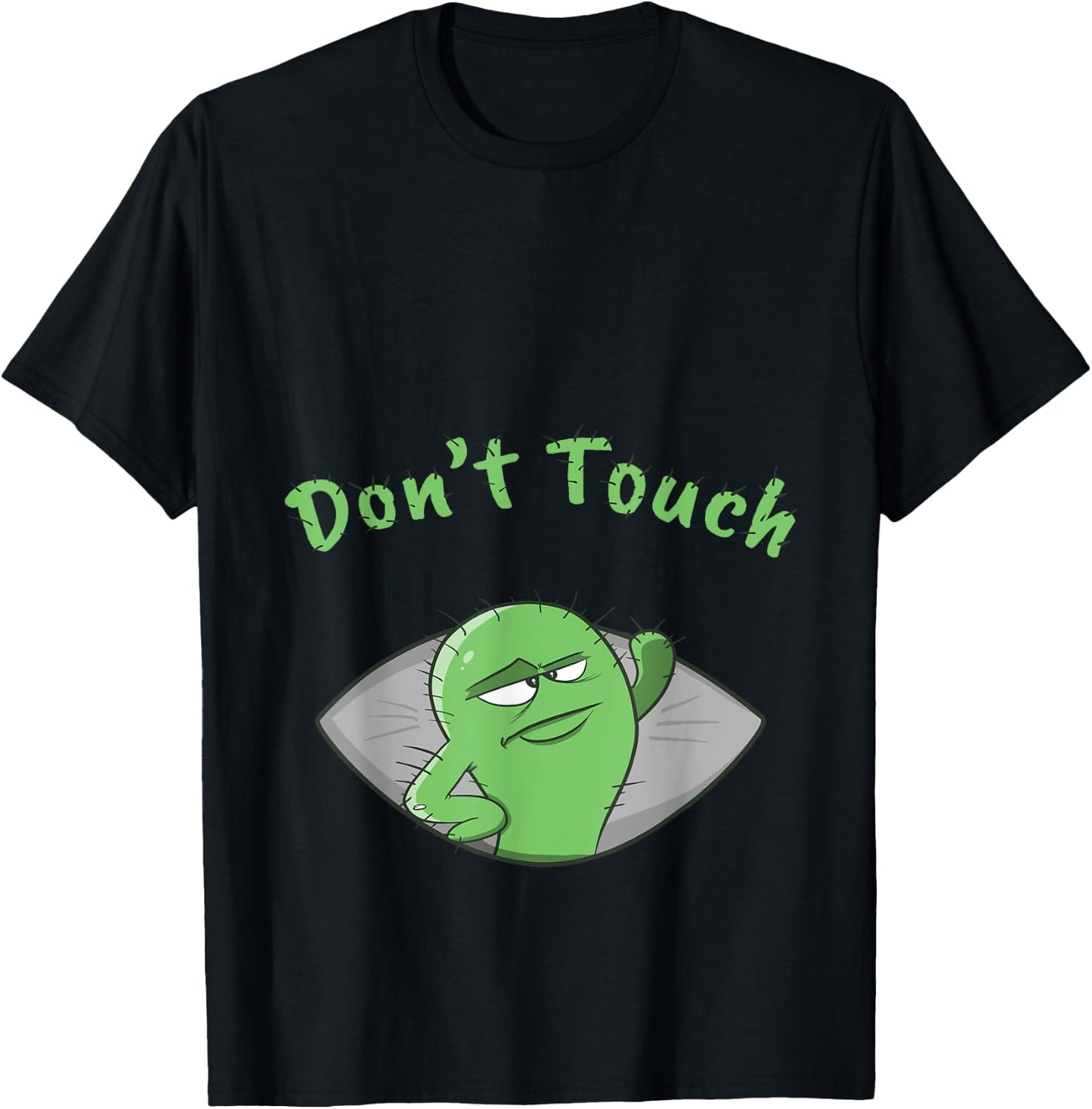 Don't Touch My Belly Pregnancy Announcement Mother's Day T-Shirt - T-Shirt | Black