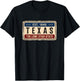 Texas - Retro/Vintage Design - Classic T-Shirt - T-Shirt | Black