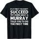 MURRAY Funny Surname Family Tree Birthday Reunion Idea T-Shirt - T-Shirt | Black