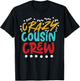 Crazy Cousin Crew Retro Vintage T-Shirt - T-Shirt | Black