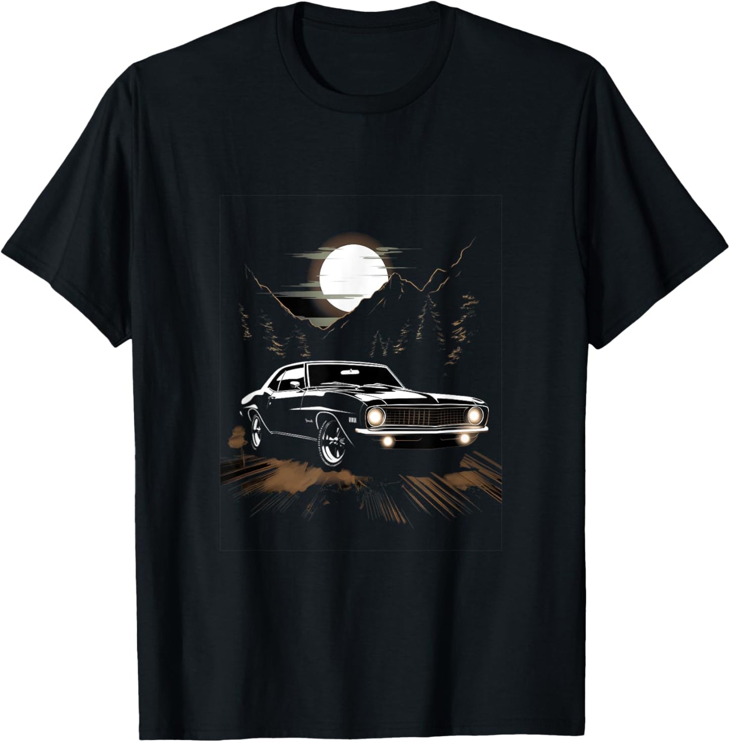 Muscle Car Classic Car Vintage T-Shirt - T-Shirt | Black