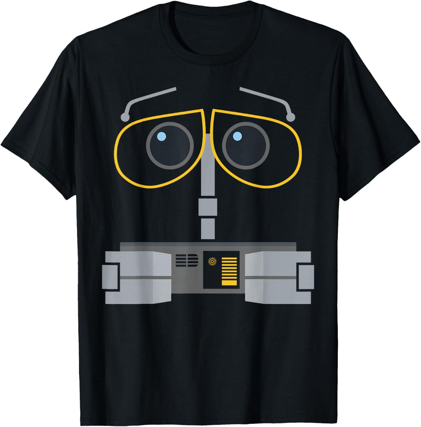 Disney Pixar WALL-E Robot Big Face Halloween Costume T-Shirt - T-Shirt | Black