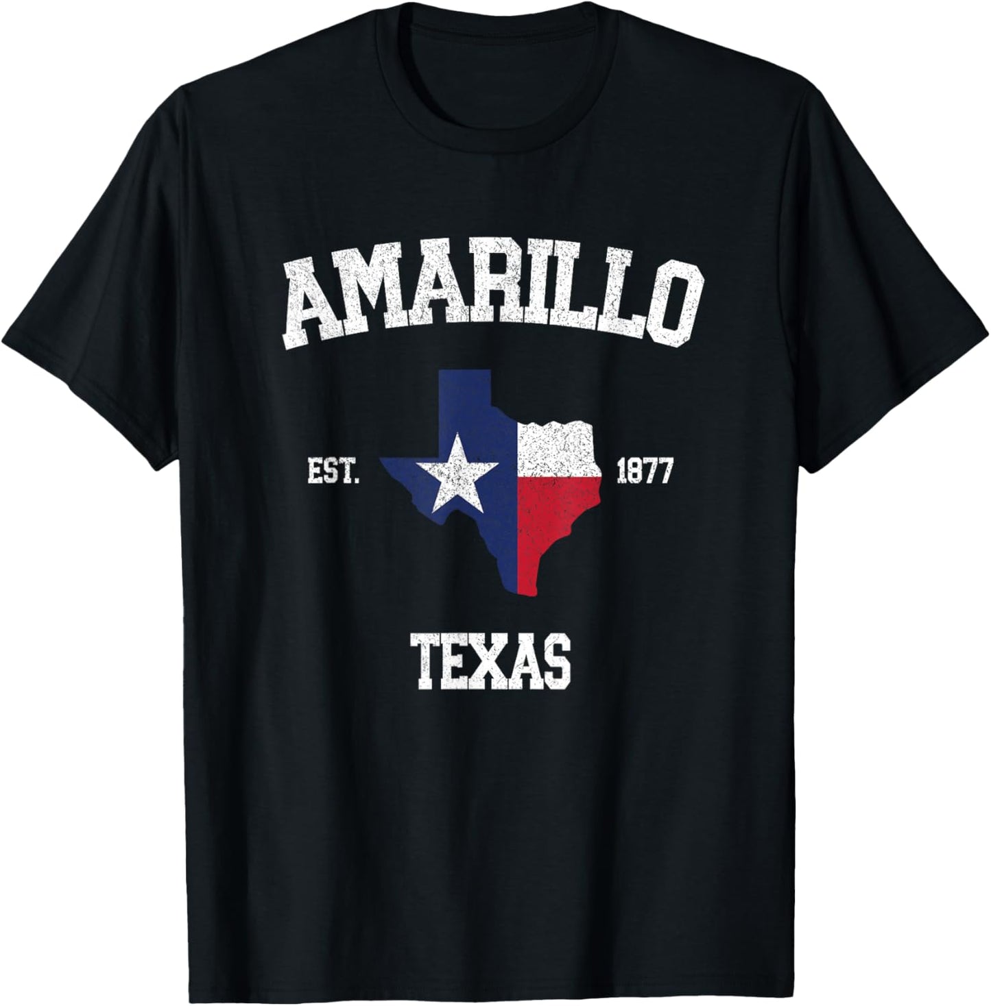 Amarillo Texas T-Shirt - T-Shirt | Black