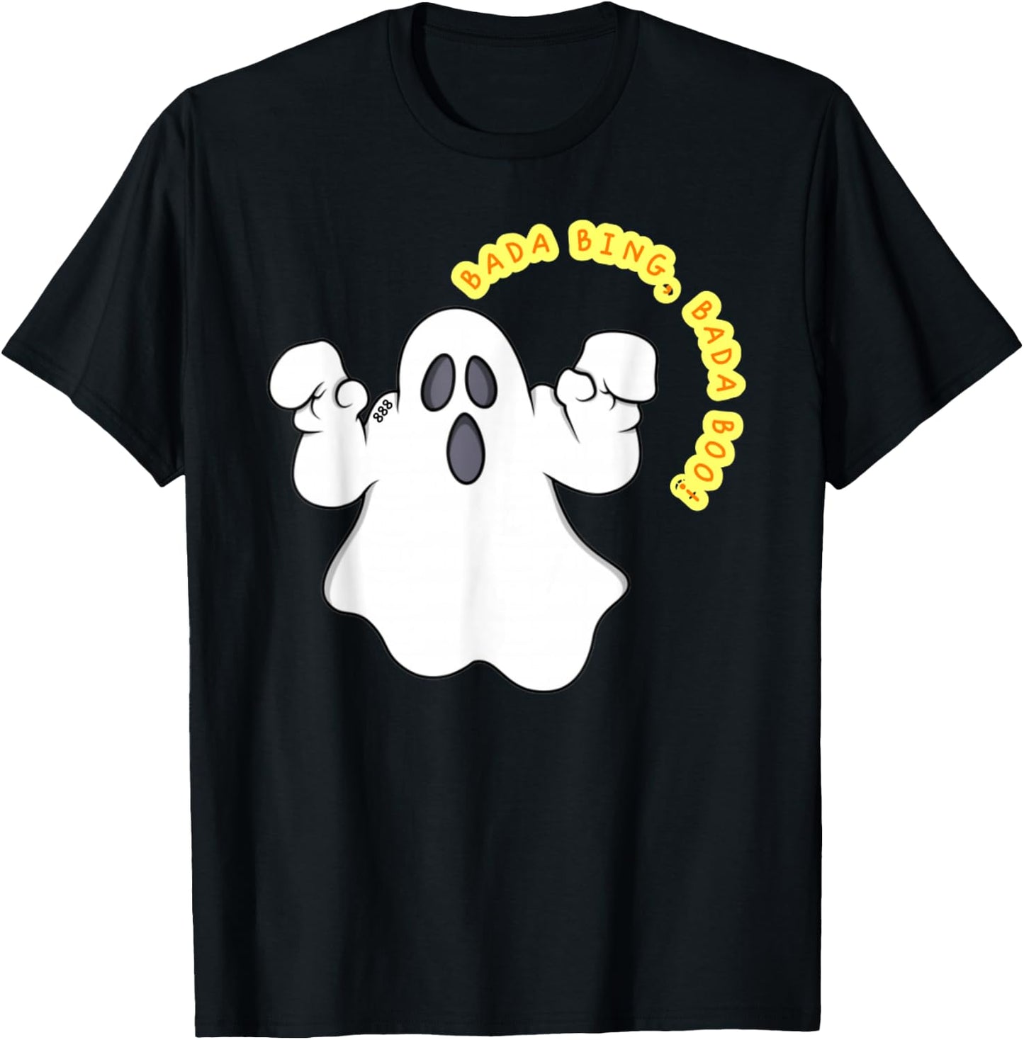 Halloween ghost bada bing, bada boo! 888 christinanicci.live T-Shirt - T-Shirt | Black