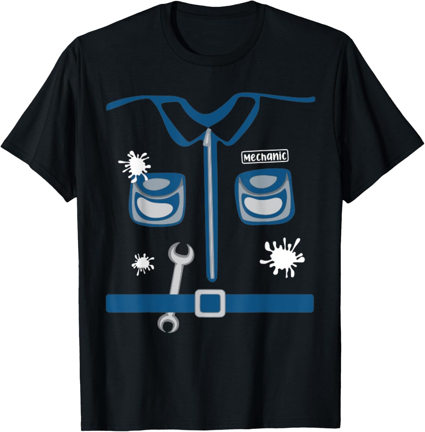 Future Mechanic Costume Halloween Workshop Career Day Kids T-Shirt - T-Shirt | Black