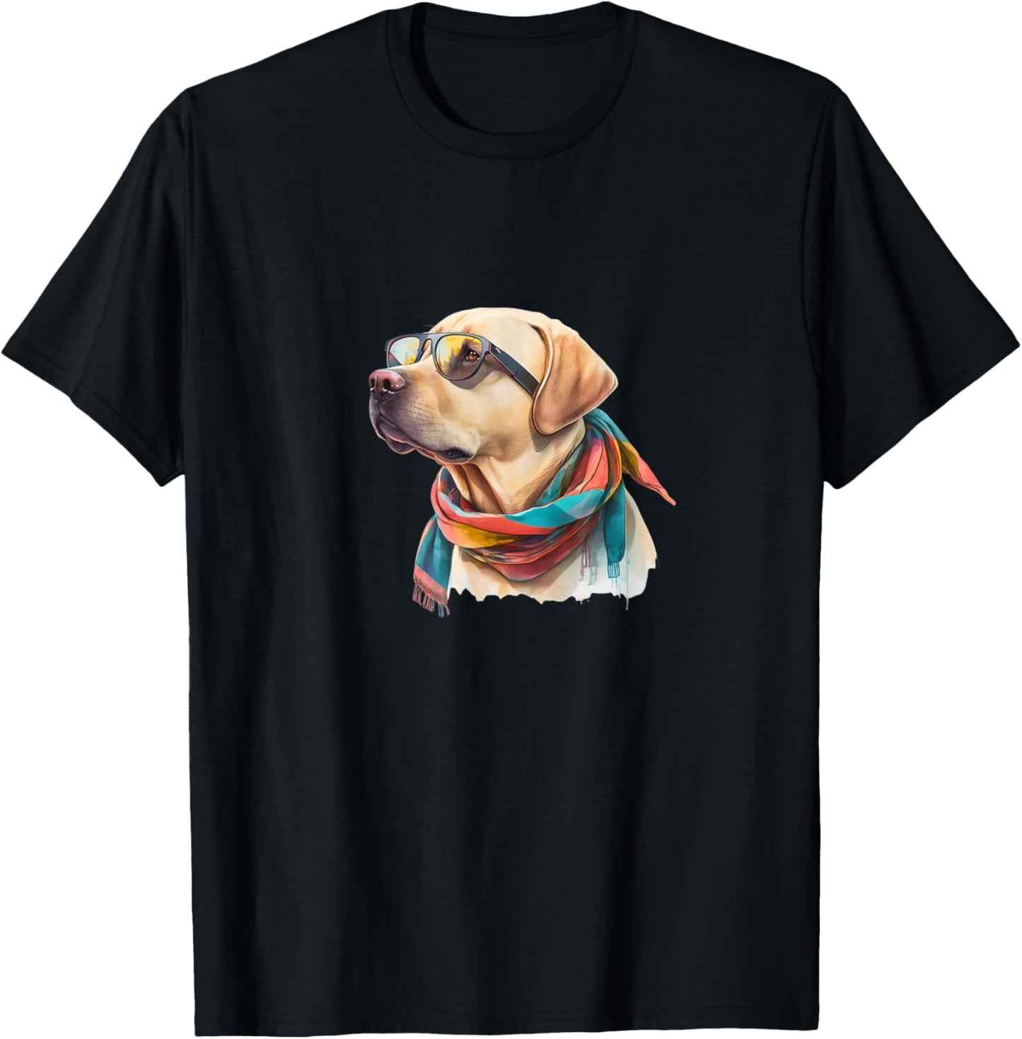 Intellectual Labrador Dog T-Shirt - T-Shirt | Black