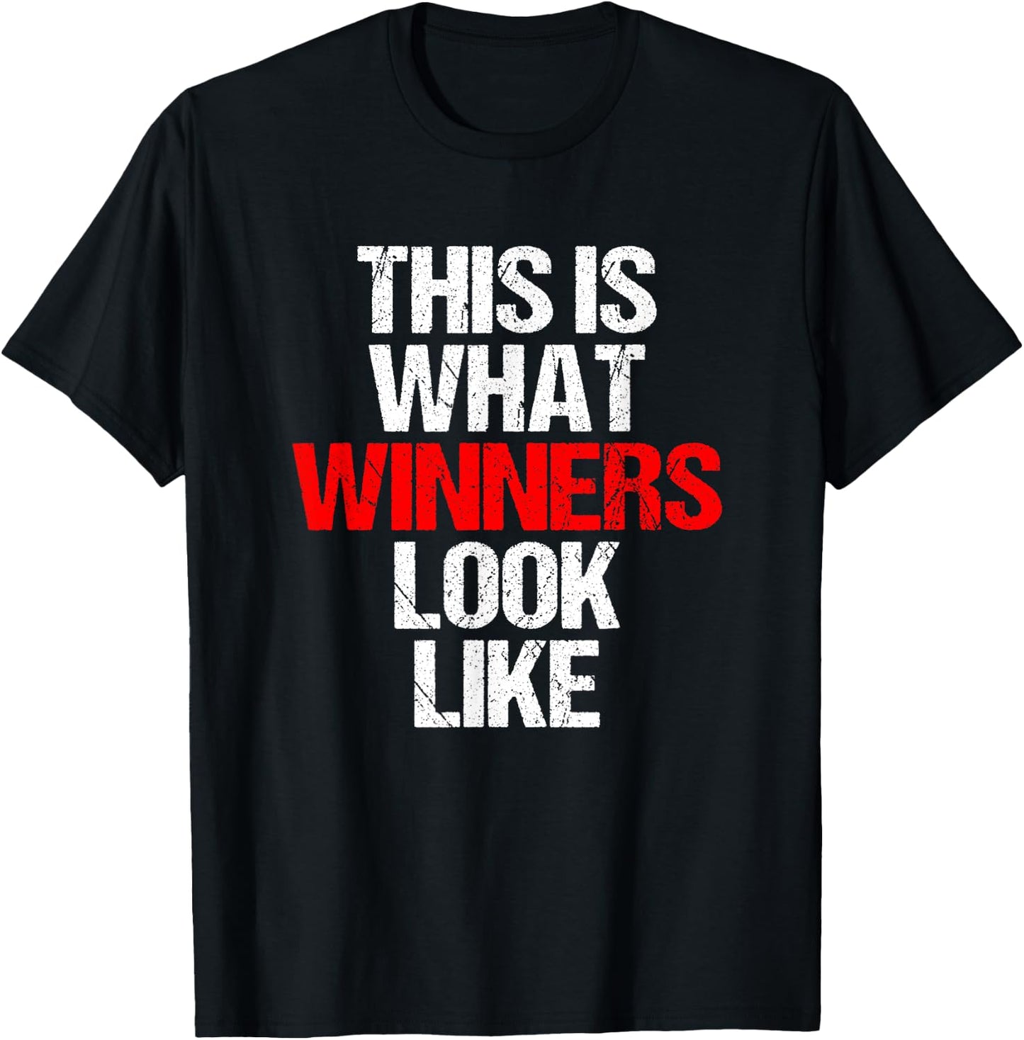 This is what winners look like winning Game Match T-Shirt - T-Shirt | Black
