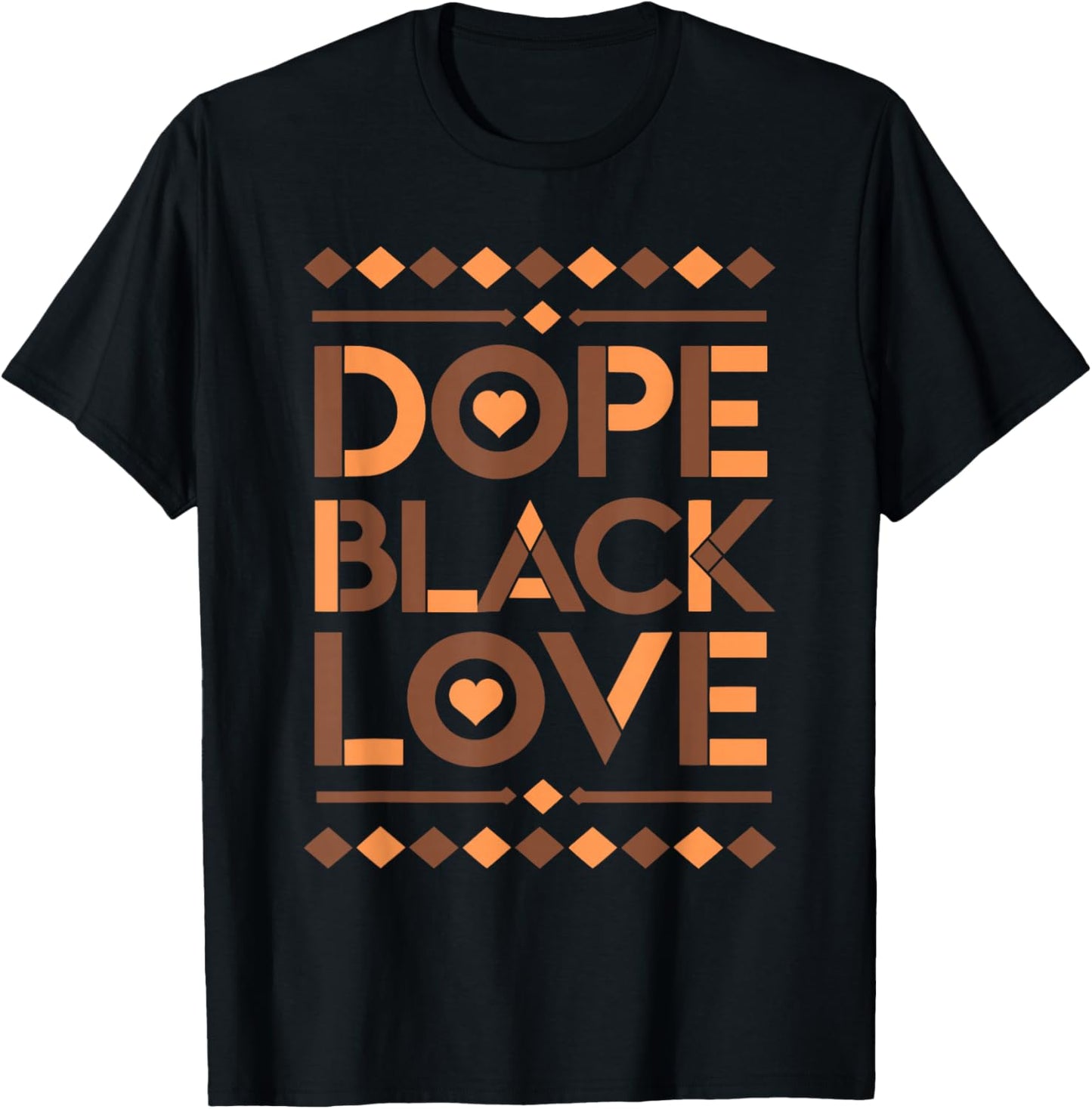 Dope Black Love Matching Married Couple Valentines Day T-Shirt - T-Shirt | Black
